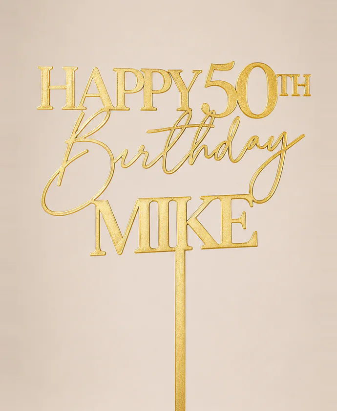 Happy 50th Birthday Mike topper